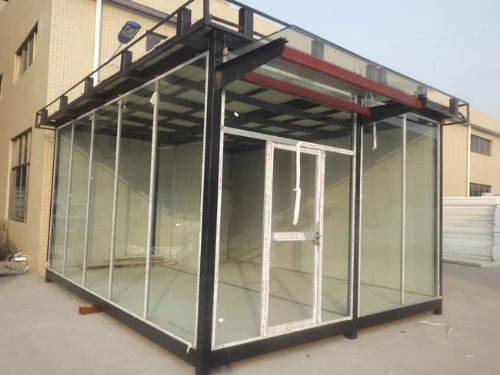 Алюминиевый стеклянный витринный шкаф и дом для коммерческих целей