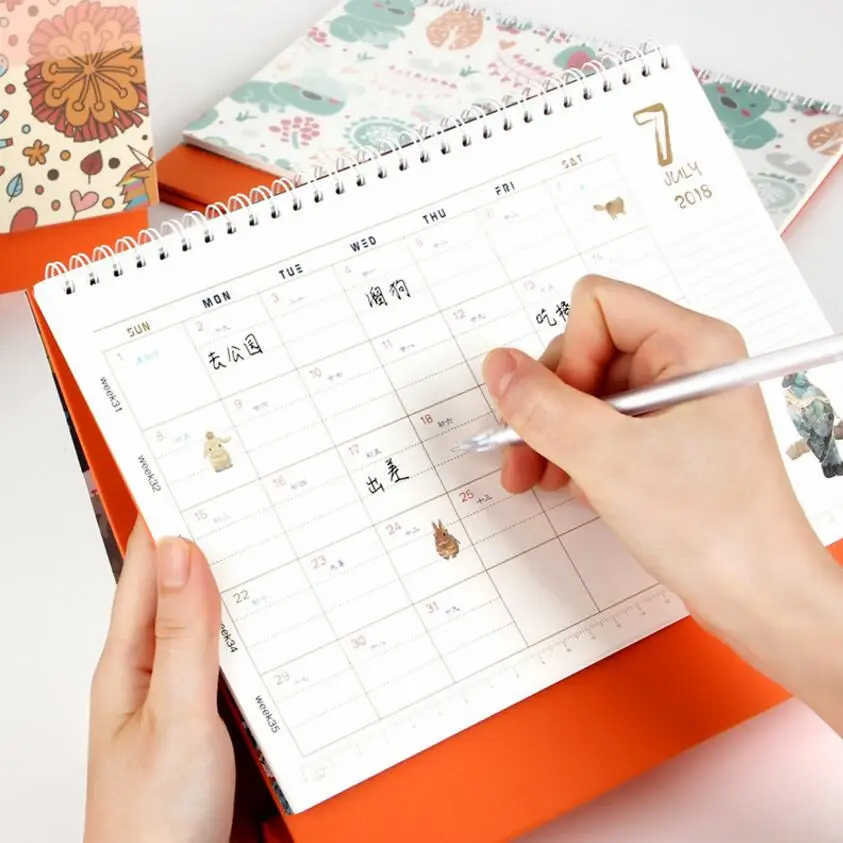 2019 promotion chinese calender printing service
