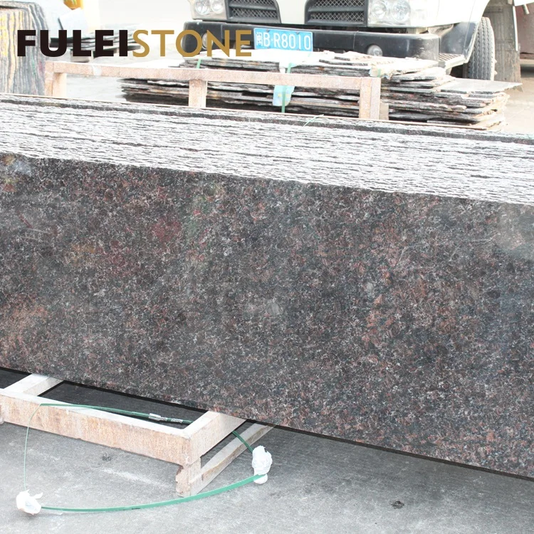 
Tan brown raw indian granite slab price for kitchen countertop 