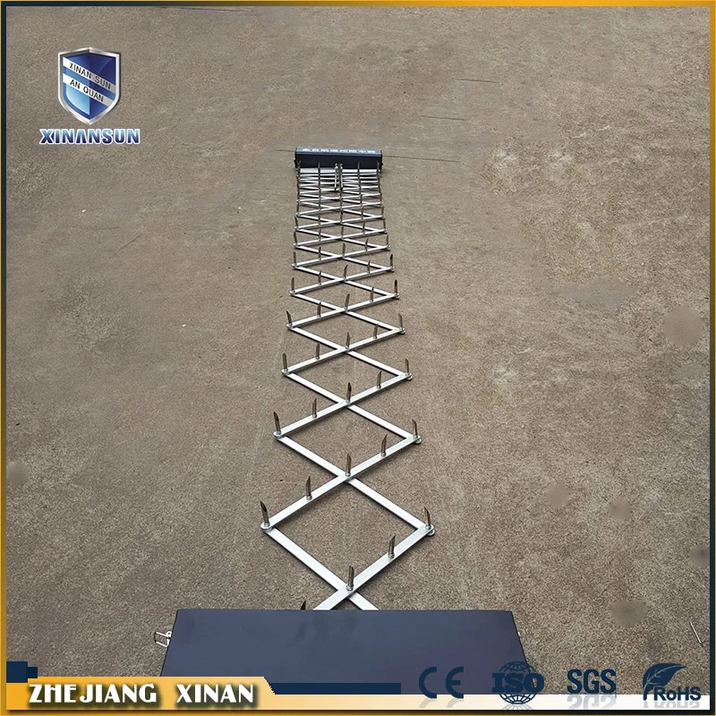 
7m hot sale foldable security road spikes for traffic safety 