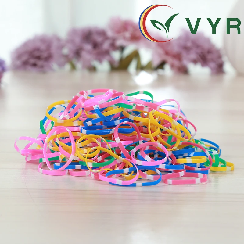 Colourful TPU Elastic rubber bands,rubber elastic plastic hair ring