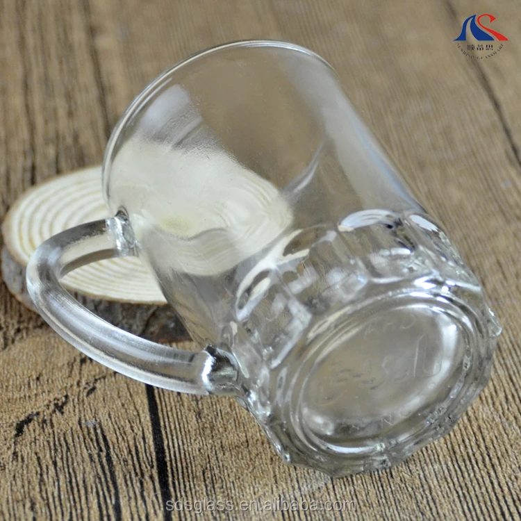 Factory Cheap Price 3oz Arabic Alakabi 6pcs Mini Glass Tea Cup Set With Handle Yemen Favorite Shot Glasses Wine Beer Tipple Mug