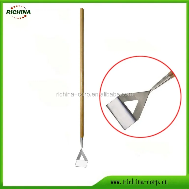 
Stainless steel Garden Professional Cultivator Tools with FSC Wood Handle, Dutch hoe/leaf/soil rake/ edging knife 