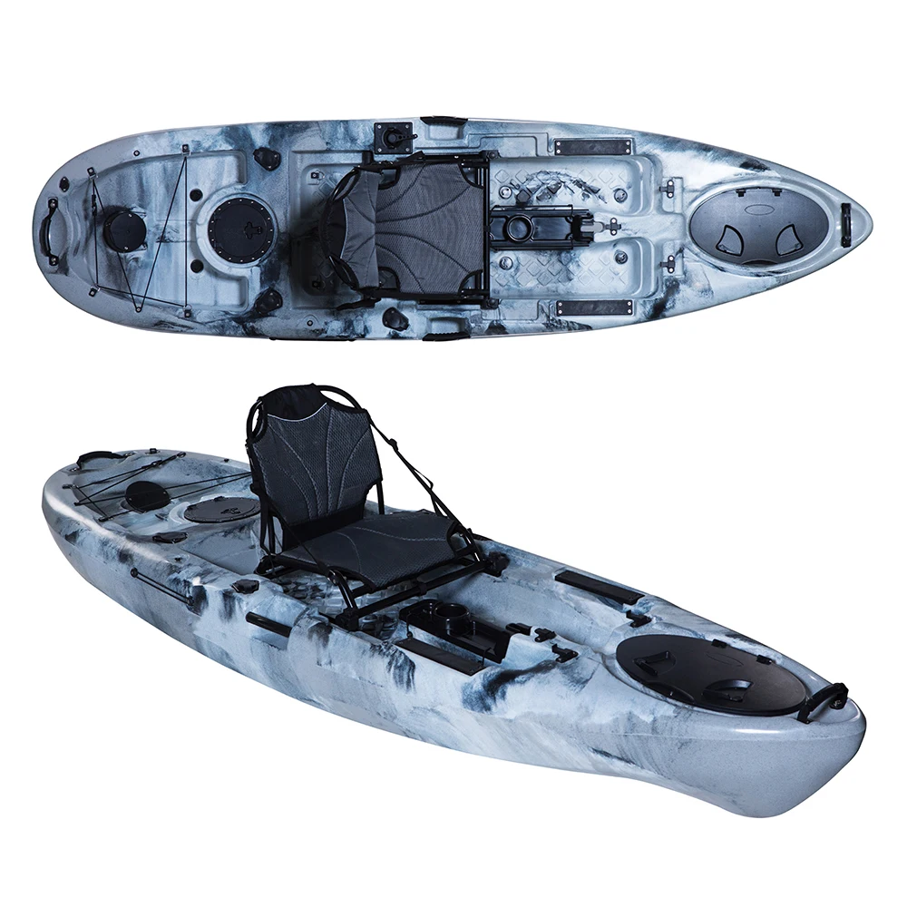 JFM GK3 10ft Hands Free Foot Pedal Fishing Kayak with Systems