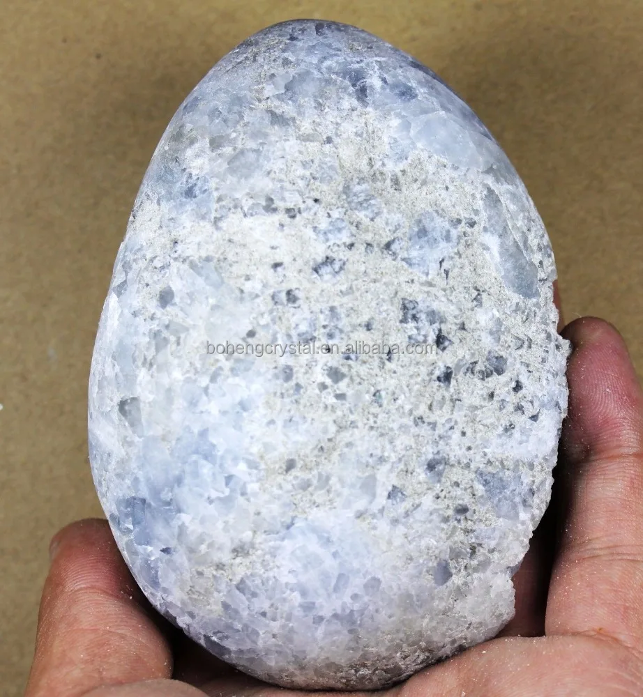 Келестит селестин яйцо синего цвета/минерал мадагаскарский подарок