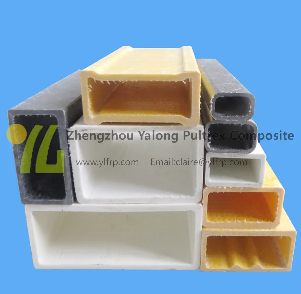 High Strength Reinforced Plastic Fiberglass GRP / FRP Pipe Profiles