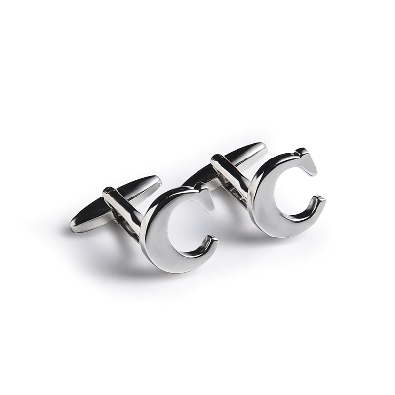 Высококачественные металлические французские запонки Роскошные 3D мужские запонки с надписью