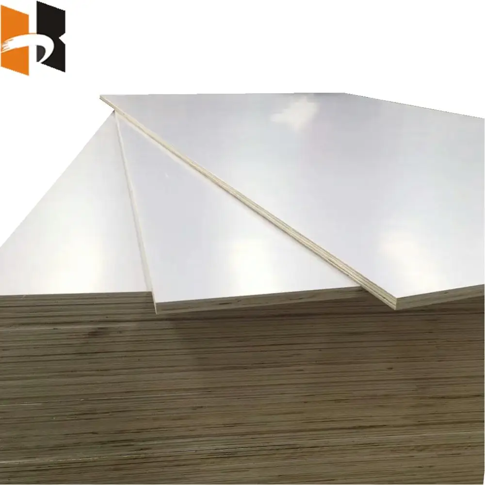 Furniture Grade Colorful Double Side Laminated Melamine Paper Plywood