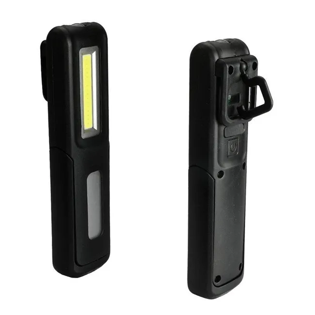 Rechargeable 3W COB+LED Hand Torch Lamp Portable Aldi led flexible Magnetic Inspection Work Light