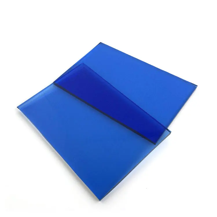 4mm 5mm 5.5mm 6mm 8mm Dark Blue Color Reflective Tinted Glass