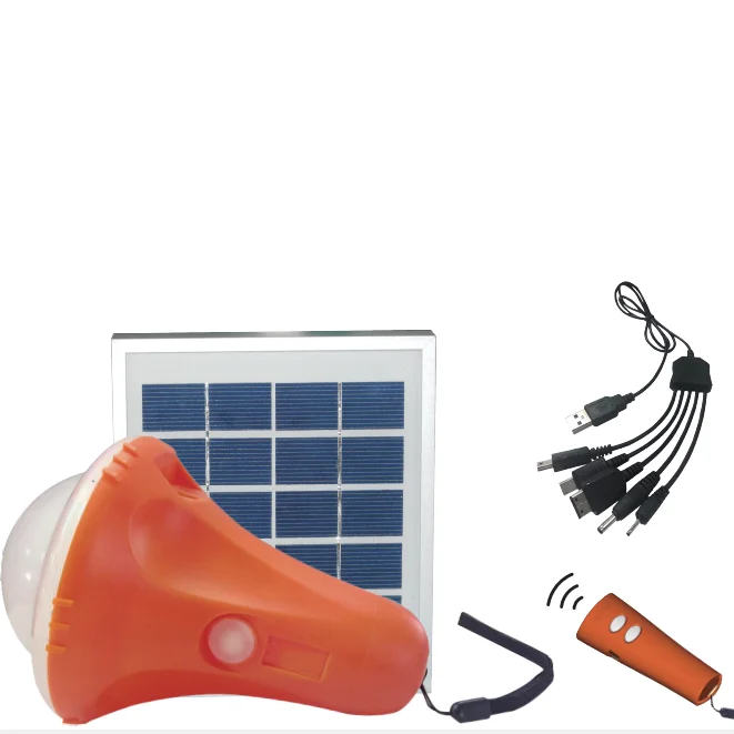 
Remote control solar lantern with mobile chargers and 2.8W solar panel for Home use 