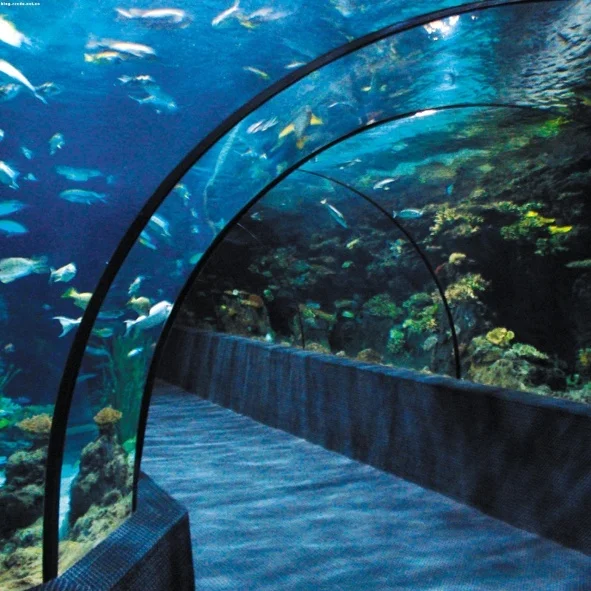 Большой толстый акриловый лист аквариумы и аксессуары 100% импортный глянцевый после фильтрации для туннельного аквариума устойчивый 20-600