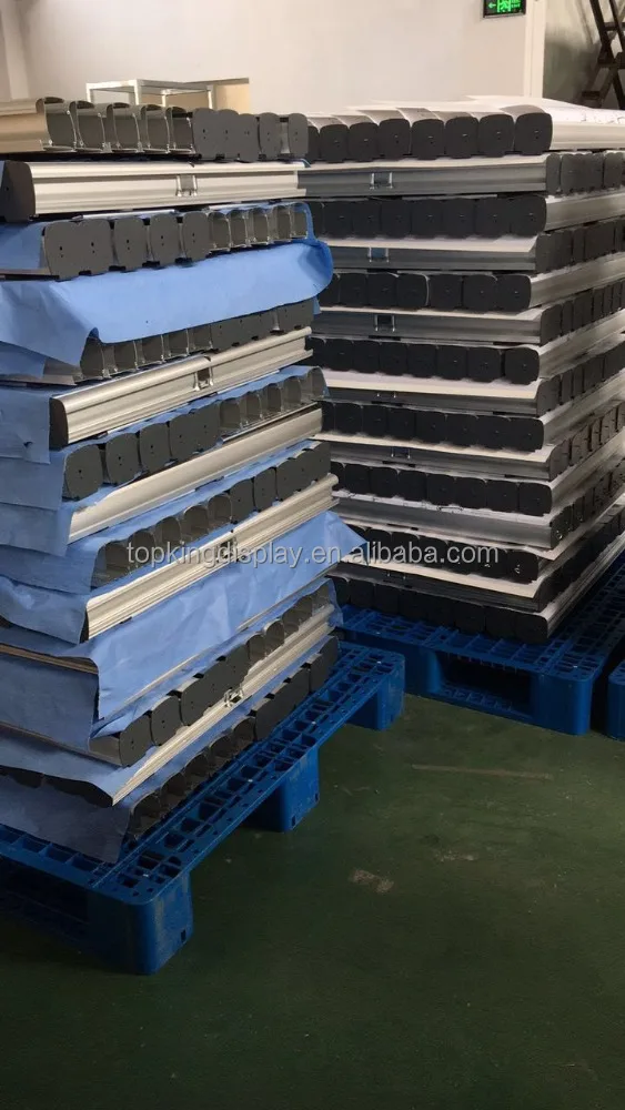 Customized retractable aluminum roll up banner stand display for selling