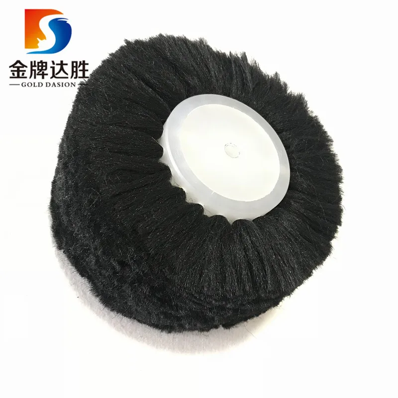 Black cotton bristle shoe cleaning machine  brush