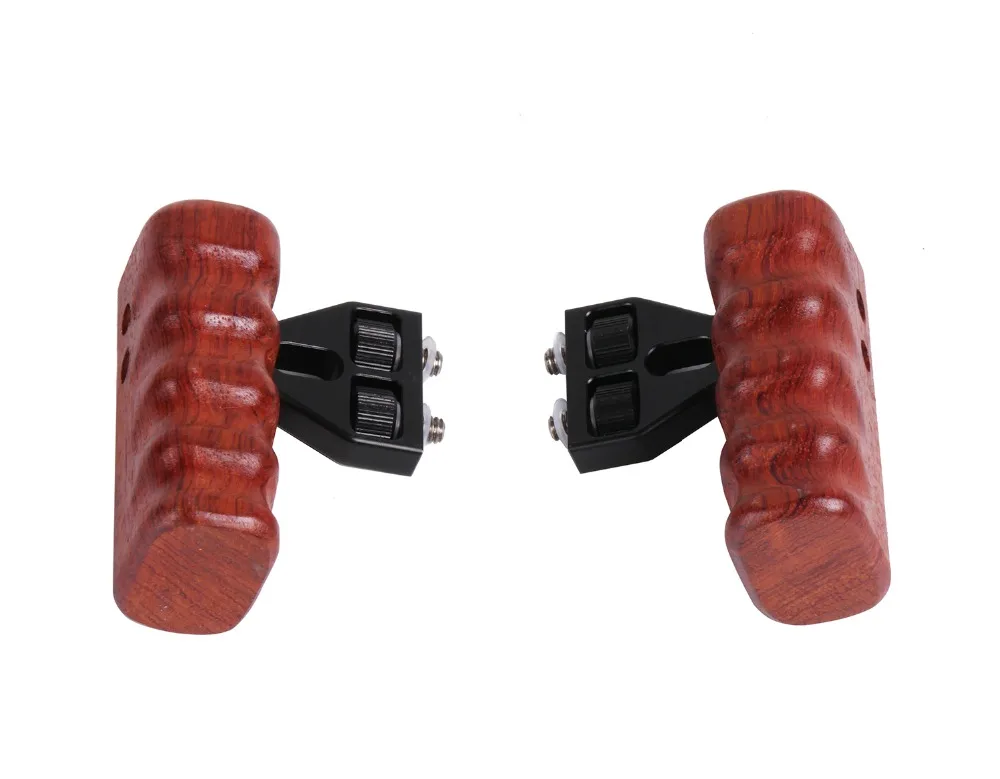 Wooden Handle For Selected CAME-TV Camera Cages GH5 Cage/A6300 Cage/5D4/GH4/BMMCC Cage/A7RII