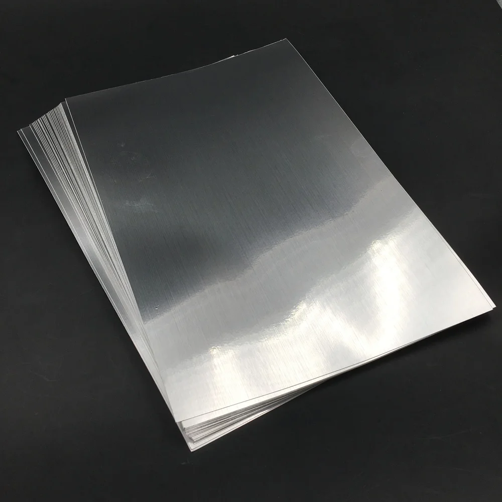 factory manufacture  hologram film  brushed silver PET