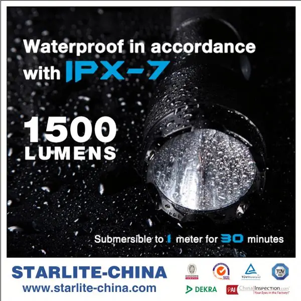 STARLITE IPX7 LED lowest price japan light torch light