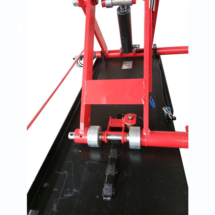 Portable electric garage car ramps for low profile vehicles