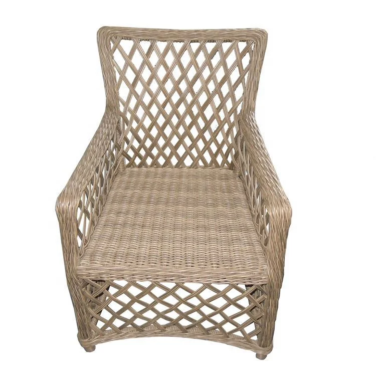 Yinzhou Living Quality Restaurant Armchair Wicker Chairs Outdoor Rattan Furniture Chair