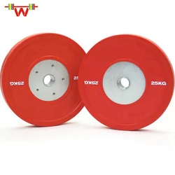 Top quality  Bumper villain color olimpic rubber Competition Weight bumper plate For Cross fitness