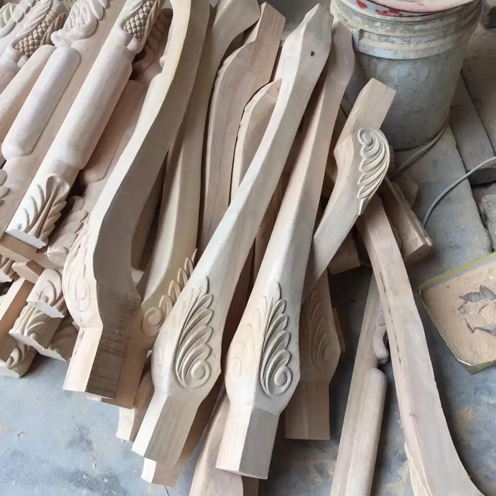 Solid Wood Queen Anne/Victorian furniture legs carved funriture legs