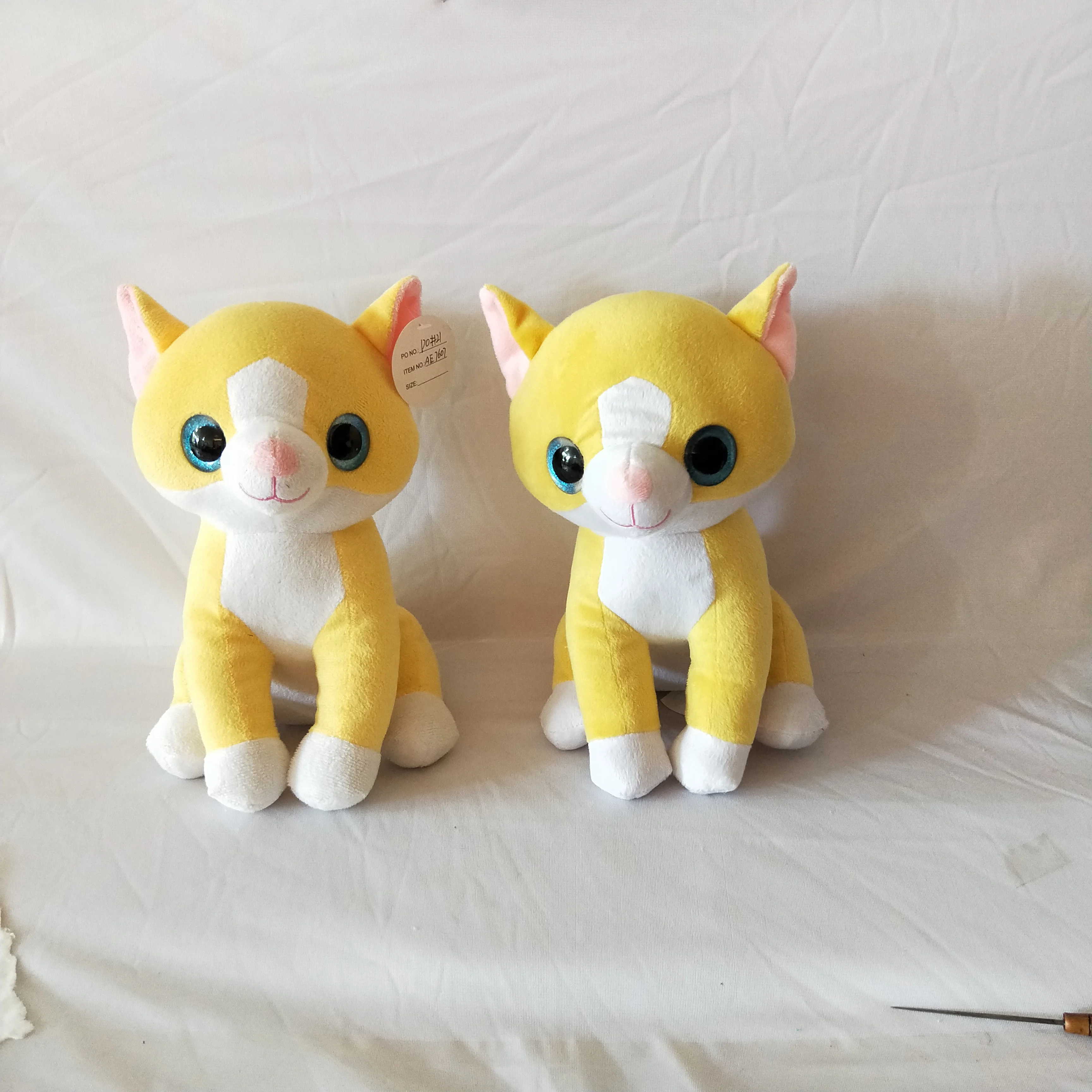 plush baby toys for plush pig, frog, cat and ladybug