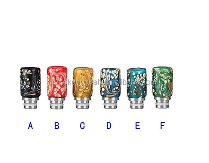 Luxury Glass art Drip Tips, Colorful Wide Bore Drip Tip Mouthpiece For e cigarette