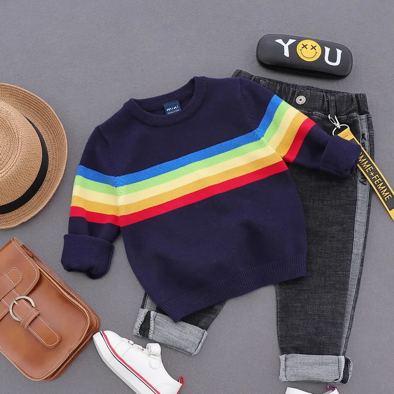 
Latest design new fashion personality kids winter sweater boutique children sweater clothes 