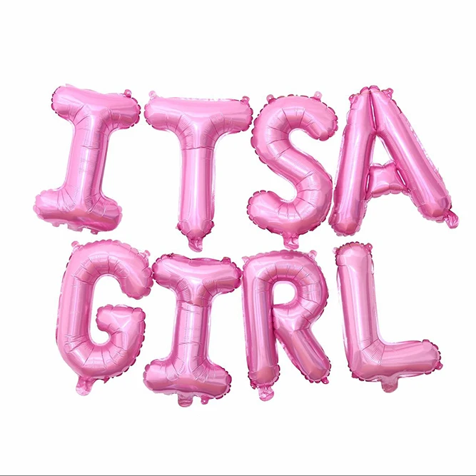 Wholesale Party Decoration Gender Reveal Baby Shower Blue 16' ITS A BOY Foil Balloons