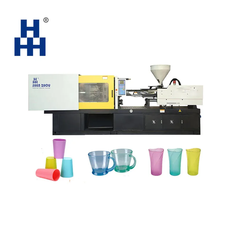 Высокое качество автоматический сервопривод горизонтальный пластиковый стаканчик для литья под давлением машина кофе чашки и