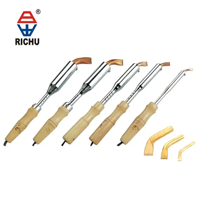 Electric constant wooden soldering iron