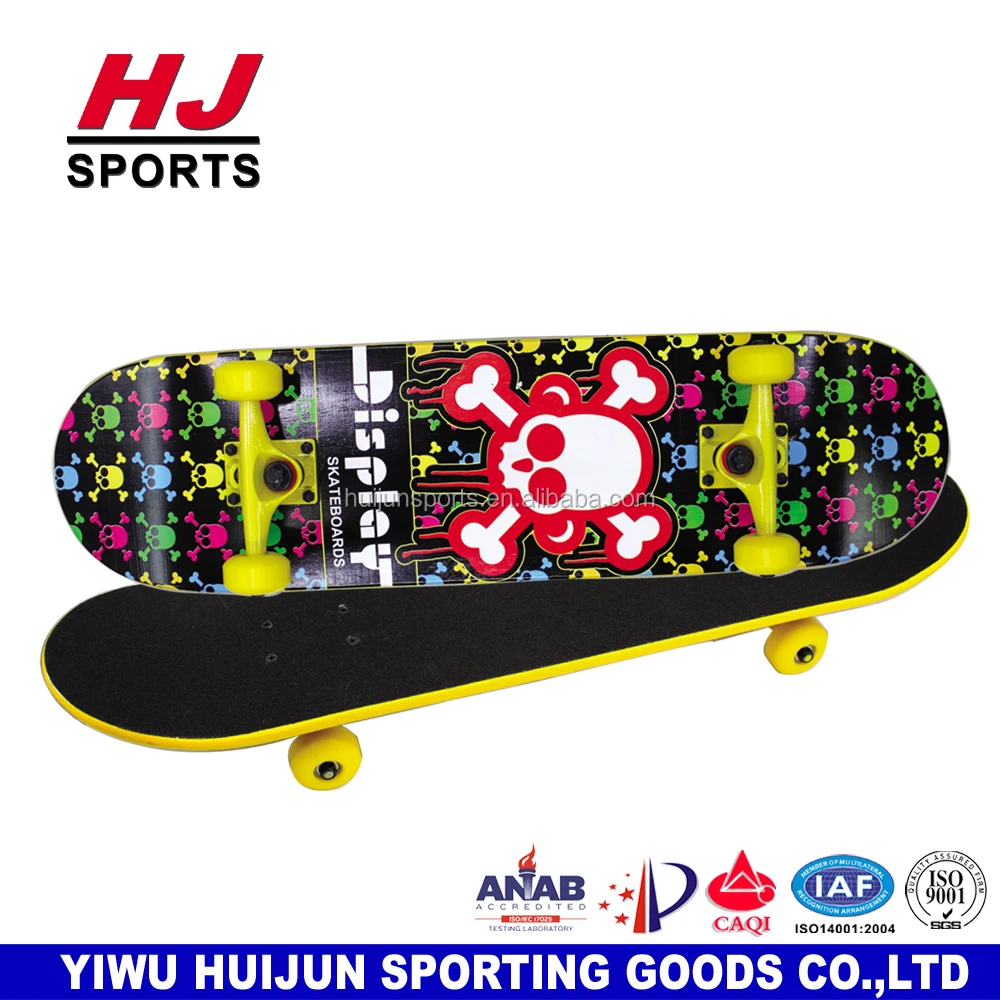 HJ-F088 HUIJUN New design Popular 4 wheel Maple wood skateboards Concave plank Skateboard 790*200mm