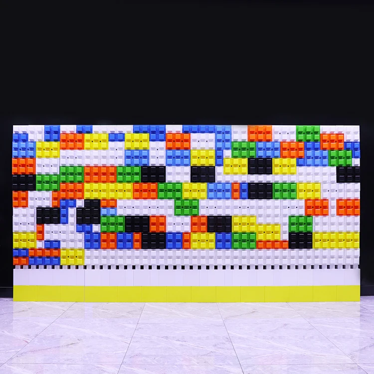 Construction Building drywall bricks for indoor soundproof wall Plastic Partition Decoration Restaurant Diy Partition wall