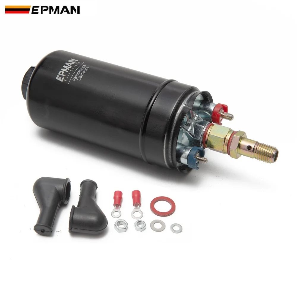 EPMAN 3L Billet Aluminum Fuel Surge Tank / Surge Tank + 2Pcs High Quality External 044 Fuel Pump EP-YX6012-2K044