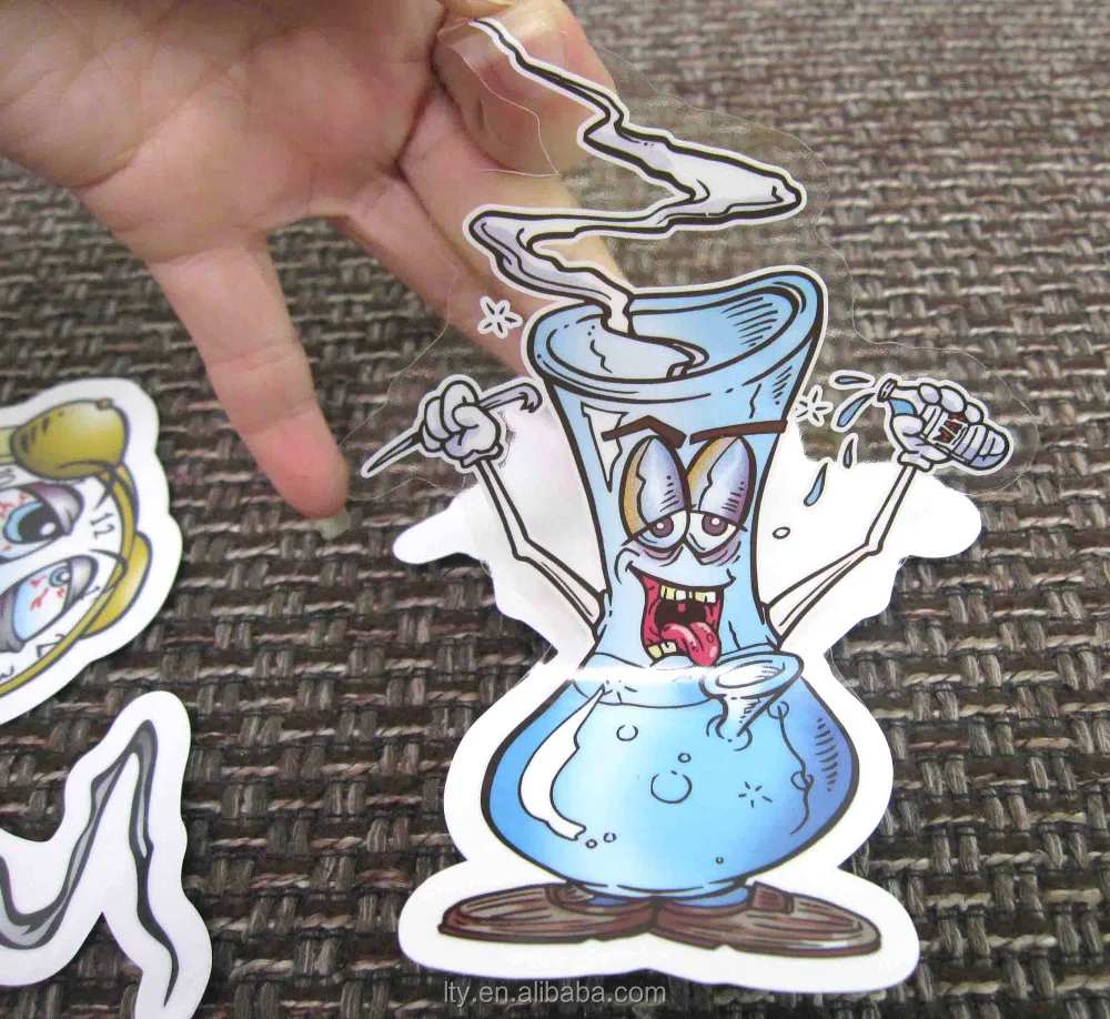 custom clear vinyl sticker transparent vinyl decal