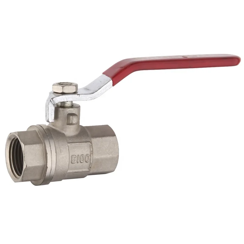 Forged PN 40  manual  water conorl brass ball valve with lever iron handle