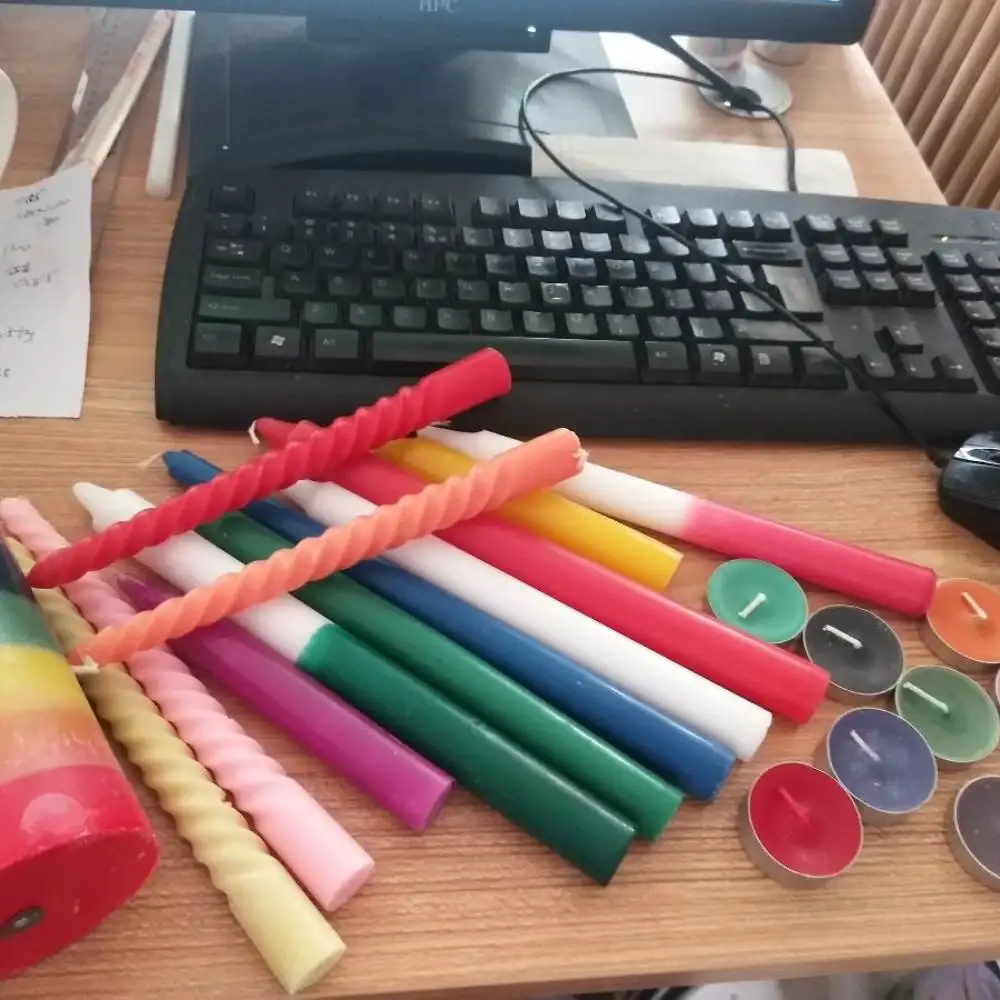 
white fluted stick/spiral/taper candles candles wholesale factory 