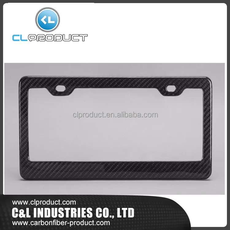 Free shipping OEM Best Price Carbon Fiber License Plate Frames