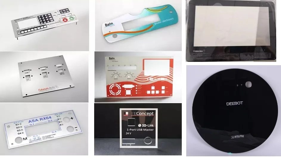 die cut control panel