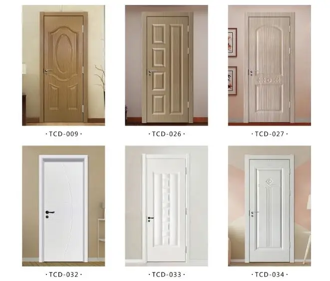 Водонепроницаемая Заводская поставка сотовая бумага ПВХ ламинат 40 мм rfl дверь для ванной цена Бангладеш со стеклом