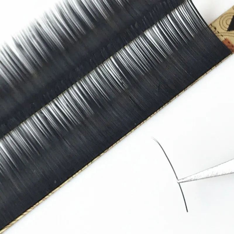 
Custom eyelash packaging box mink eyelash extension split tips Ellipse /Flat silk lash trays 