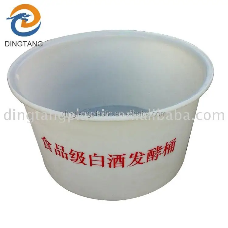 Wholesale rotation food grade poly 1200liter round tank with lid plastic aquarium fish tank price