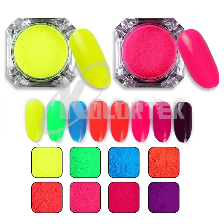 
Non-toxic neon color powder pigments for nail polish, wholesale neon color powder pigments, sale price neon color powder pigment 