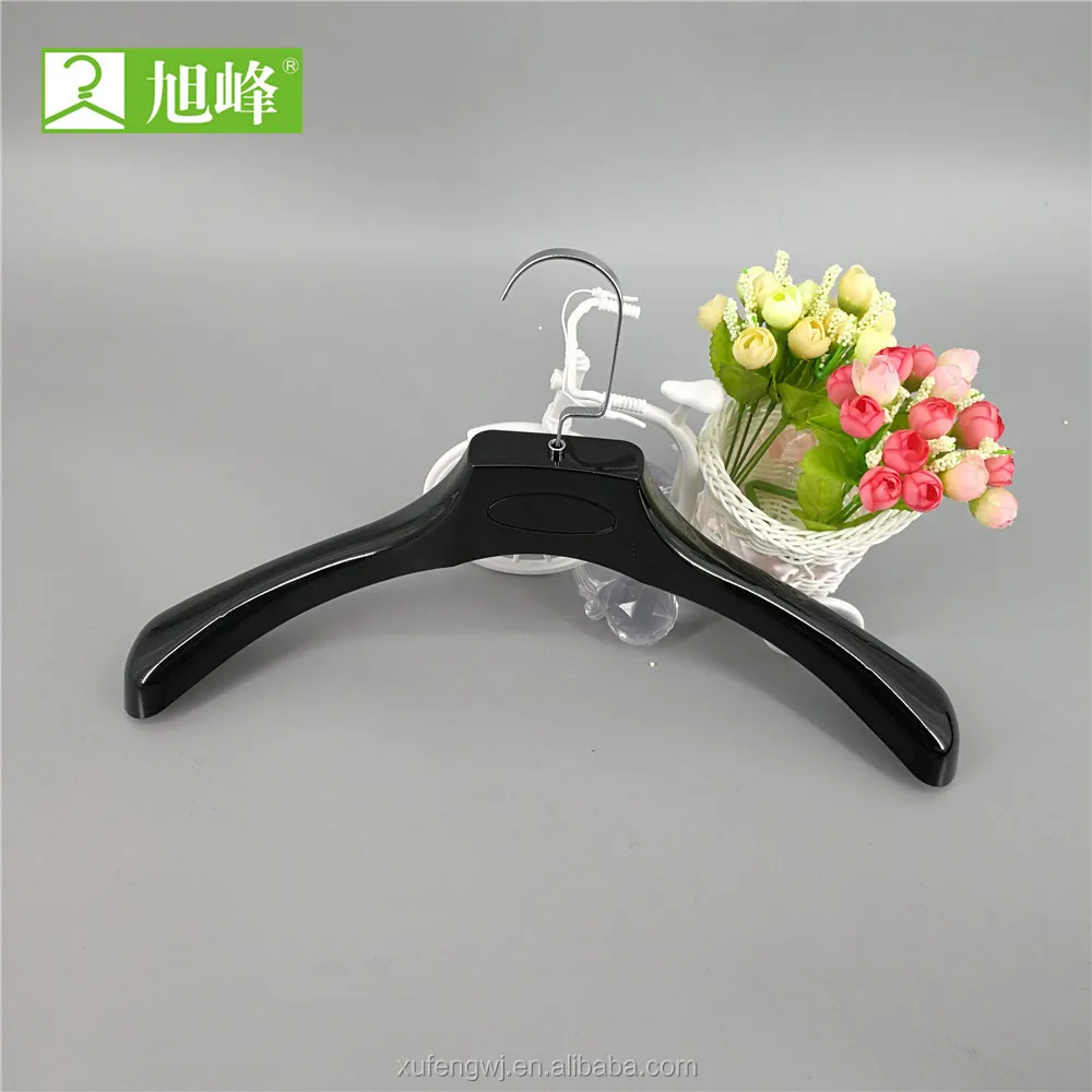 Upscale Suit large plastic hanger for overcoat for shopping mall Non-slip Changeable hook Xufeng