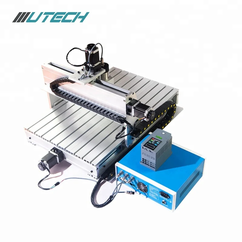 UTECH маленький 3040 3 оси 4 CNC станок для резьбы по дереву с
