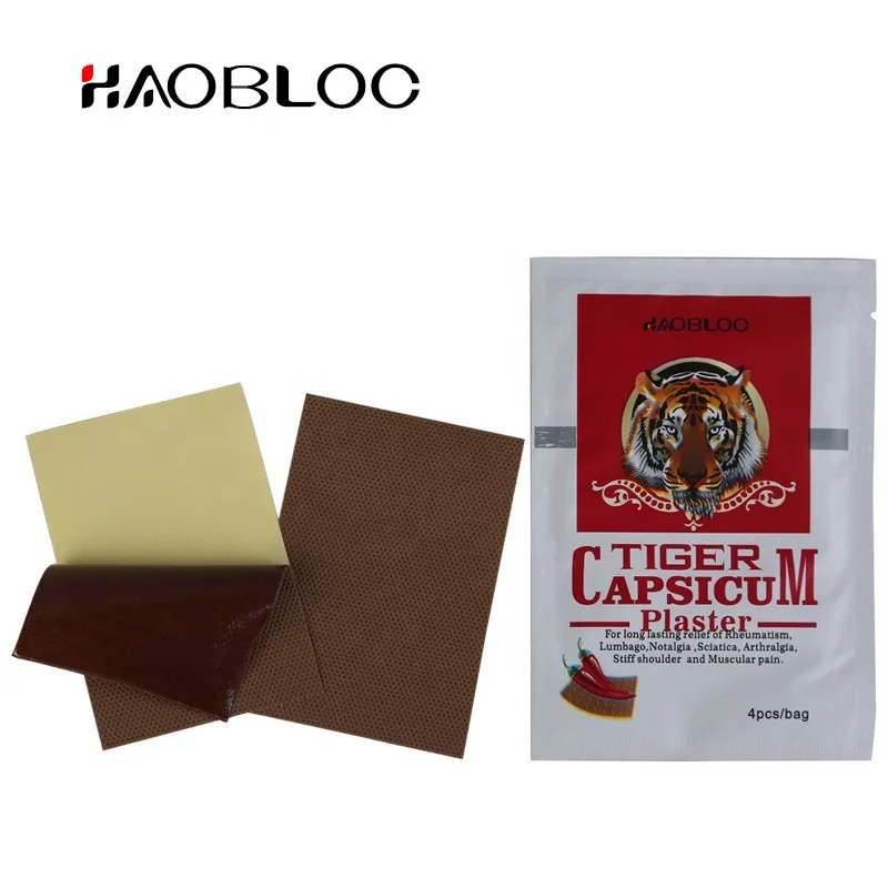 
Hot Patch for Pain Relief, Tiger Capsicum Plaster, Haobloc Franchise Latest New Products, Factory Price 