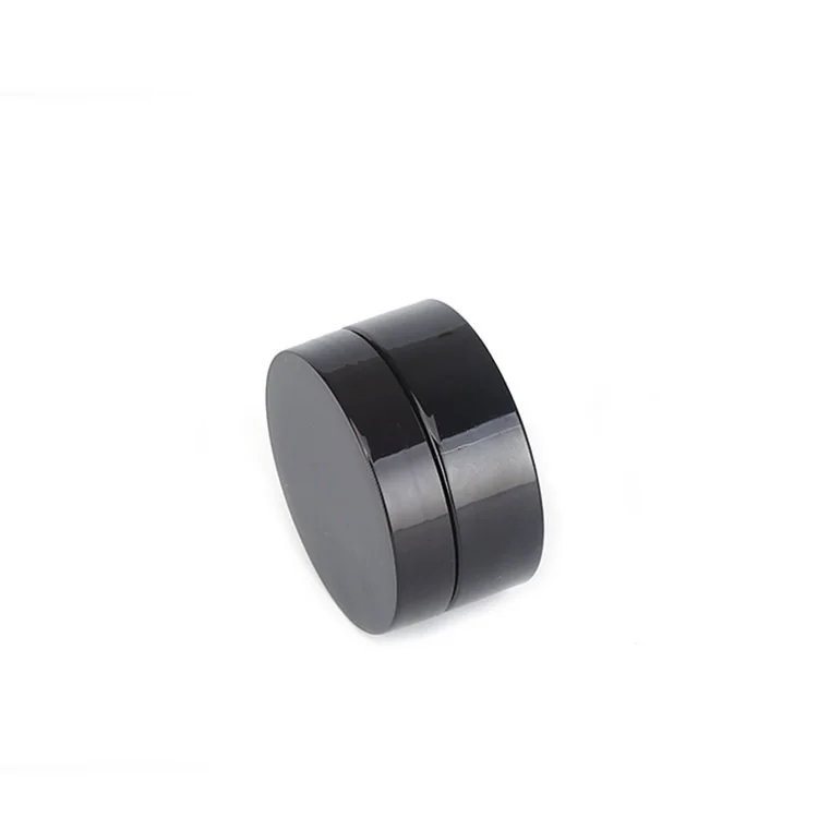 IBELONG Wholesale empty 60ml plastic jar black plastic pet jar for 15g tooth powder container
