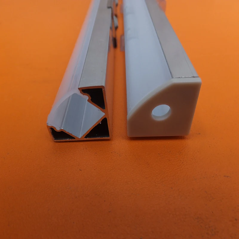 V shape/90degree/angle led aluminum extrusion profiles for LED 5050 2835 Strip
