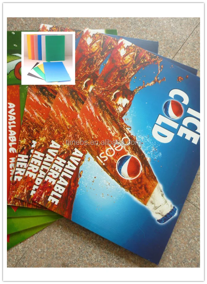 Custom Corrugated Plastic Correx Corflute Coroplast Poster/Bandit Sign