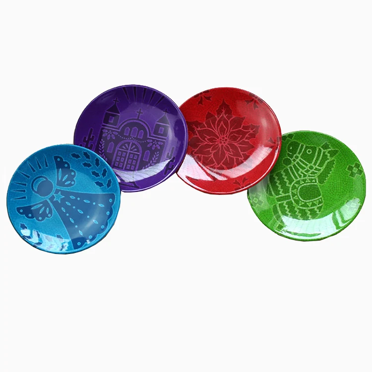 Изготовленная на заказ печатная небьющаяся посуда антиквариат тарелка для посуды